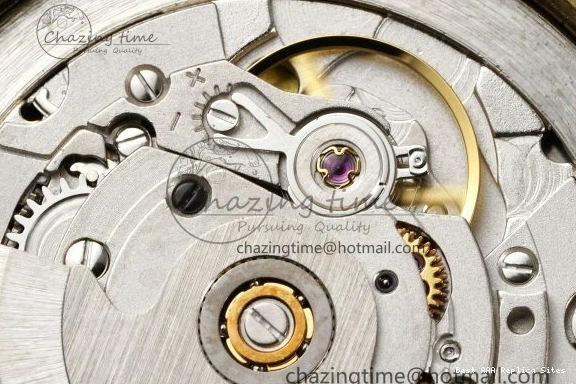 AAA Replica Watches 904L A2836 Green Gain Bracelet EasyMatch YG on V Roman 40 JDF DayDate Dial Markers Weight Steel 1822 President 0109